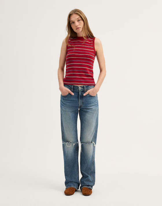 The '90s Shell Tank in Compact Cotton | Madewell
