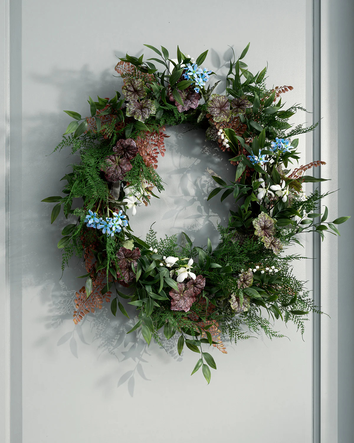 Faux Fern & Begonia Wreath | McGee & Co. (US)