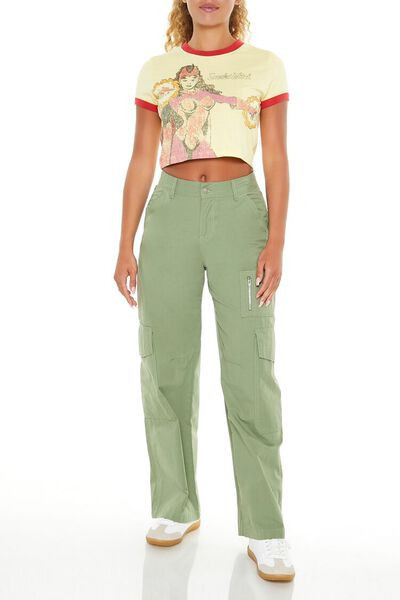 Scarlet Witch Cropped Ringer Tee | Forever 21