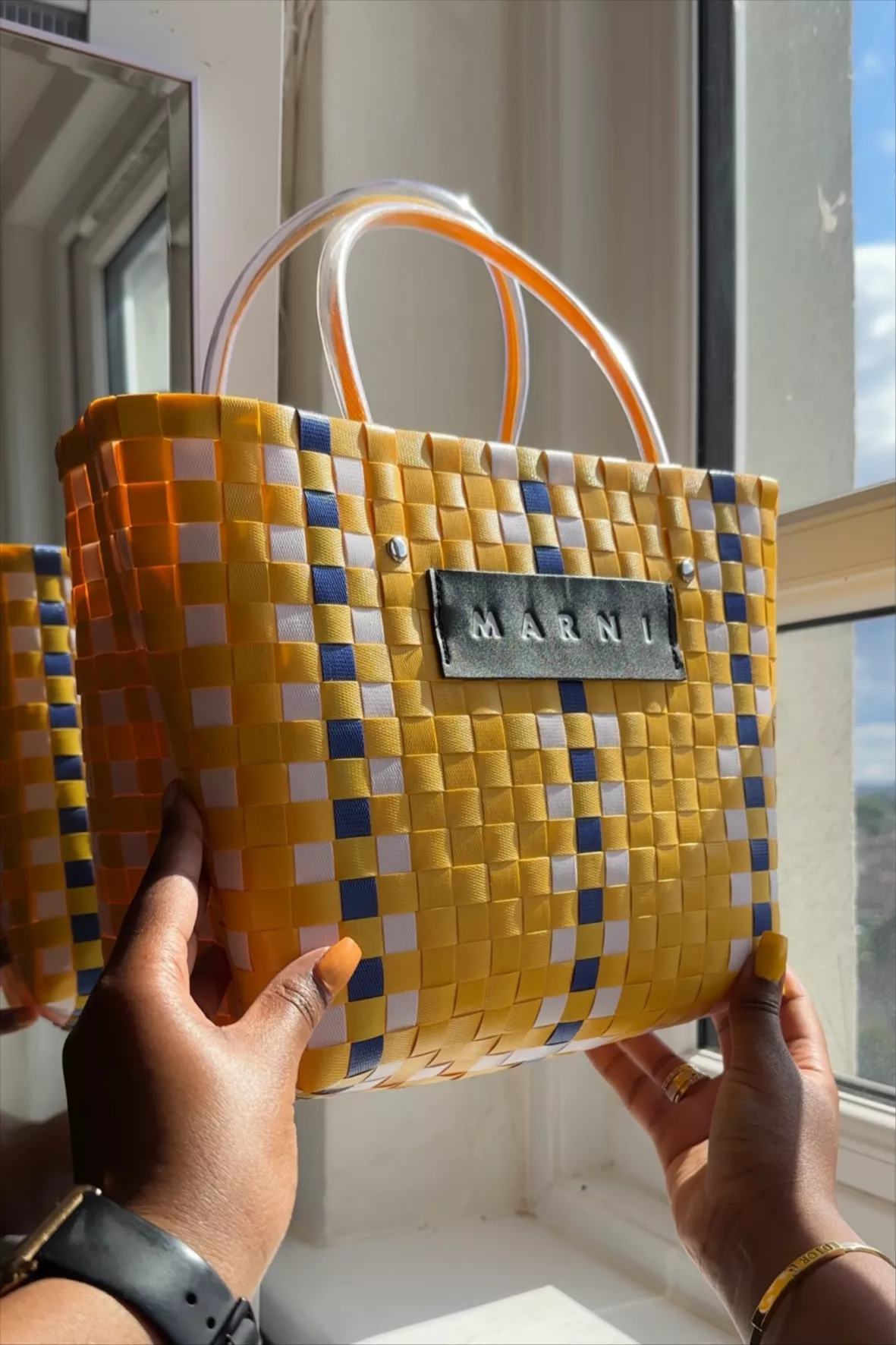Ma rni Dupe Woven Basket Bag  curated on LTK