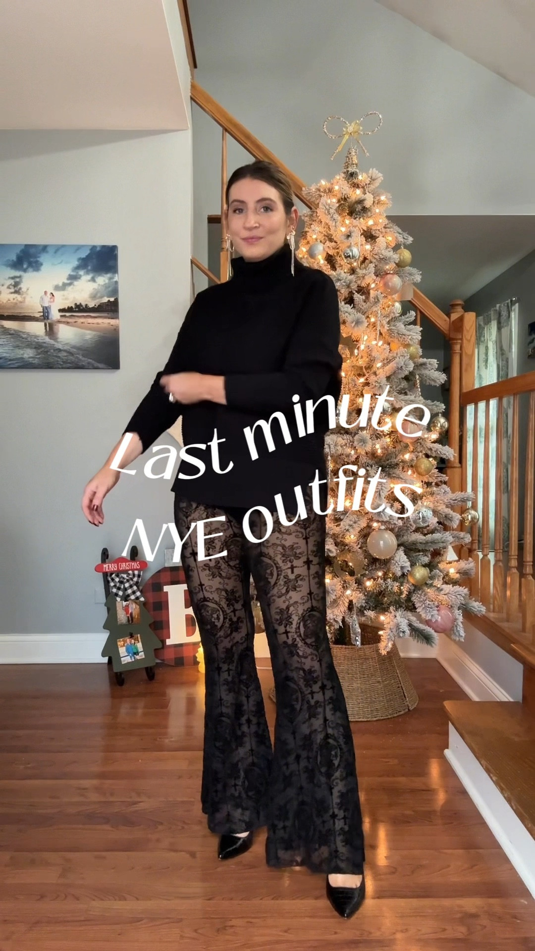 Last Minute NYE Outfits, New Years Eve outfit ideas, holiday outfits, date night outfits, Amazon outfits, Amazon fashion, all black outfit, lace pants, easy outfits 


#LTKHoliday #LTKFindsUnder50 #LTKWatchNow