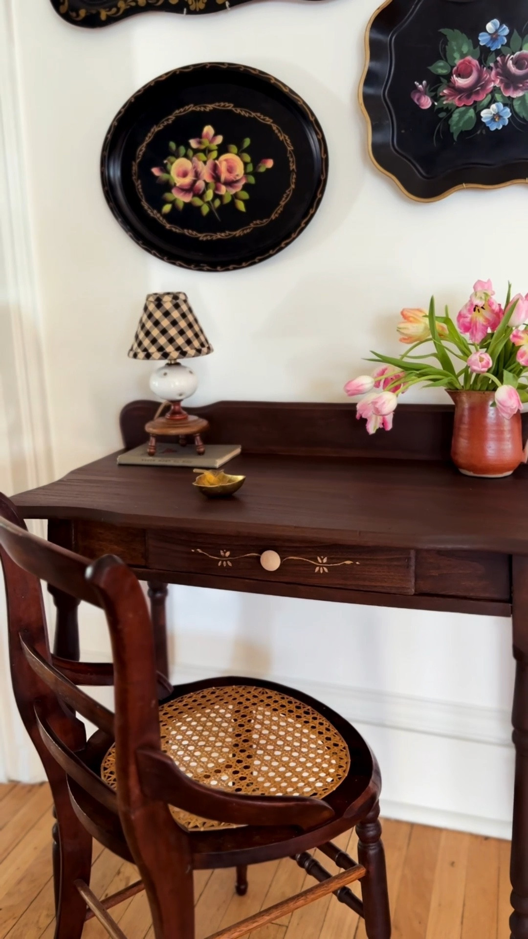 I took a BIG chance and carved a floral design into a thrifted desk that I had just spent days sanding and restaining!! It felt risky, but I absolutely adore how it turned out.  I liked using a Dremel and tested several different bits, but the ball-nose carving bit worked best for this project. The Dremel below includes the bit 👍🏼

#LTKHome