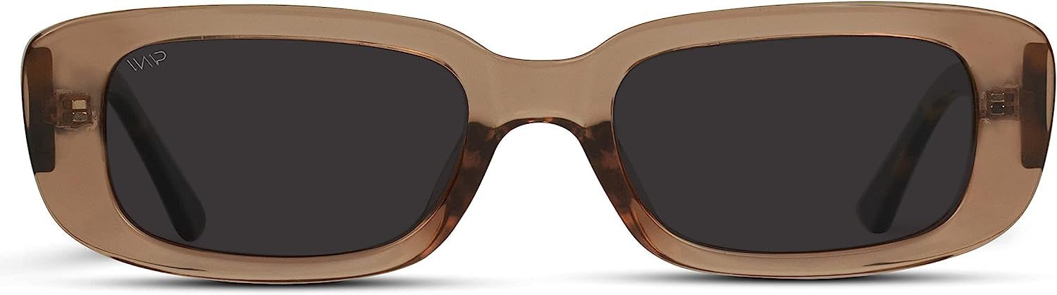 WearMe Pro - Trendy Vintage Polarized Rectangular Sunglasses | Amazon (US)