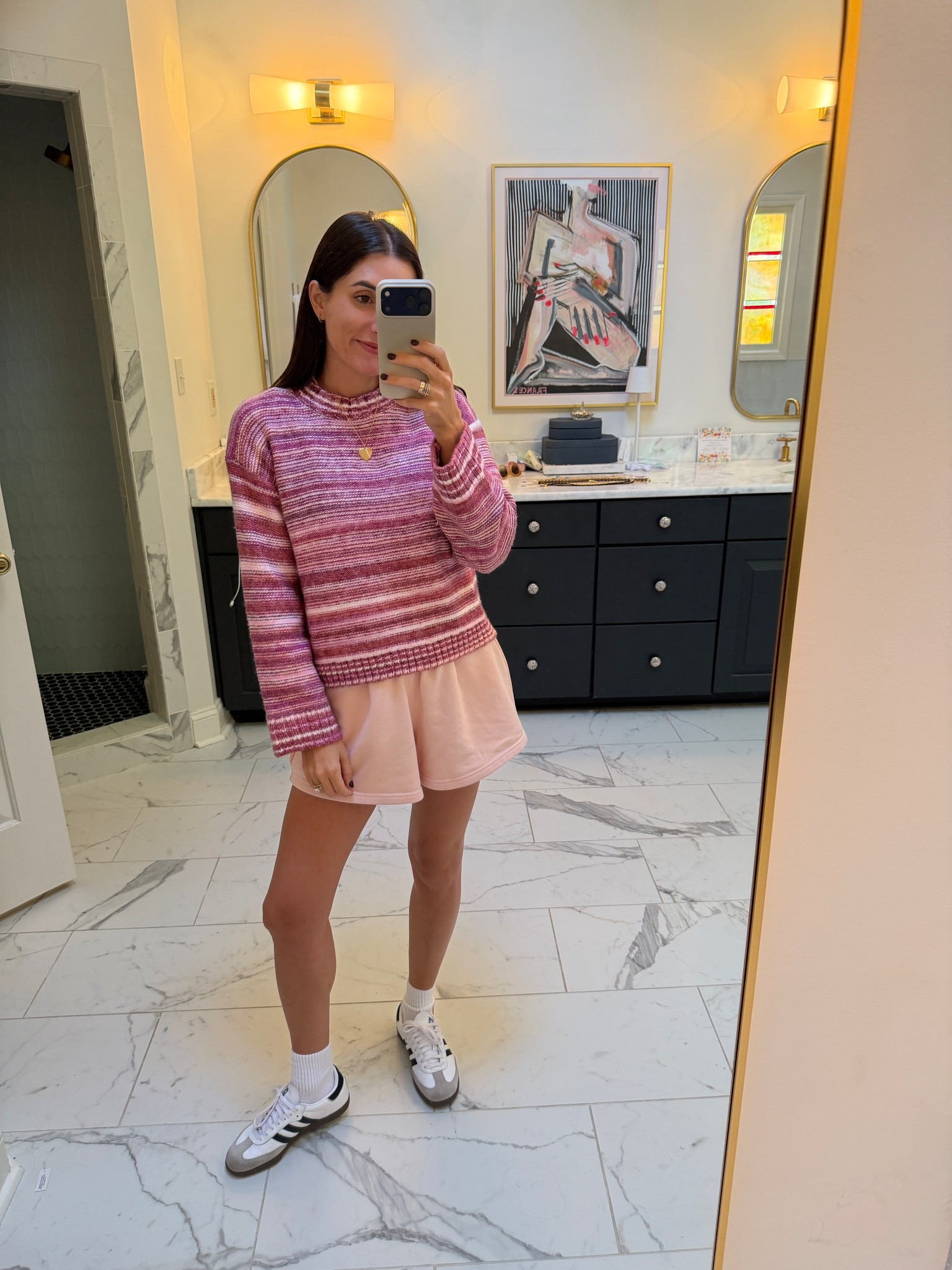 OOTD 🩷 this sweater is on sale for only $65! 

Fall outfit | fall fashion | sneakers

#LTKSaleAlert #LTKShoeCrush #LTKStyleTip