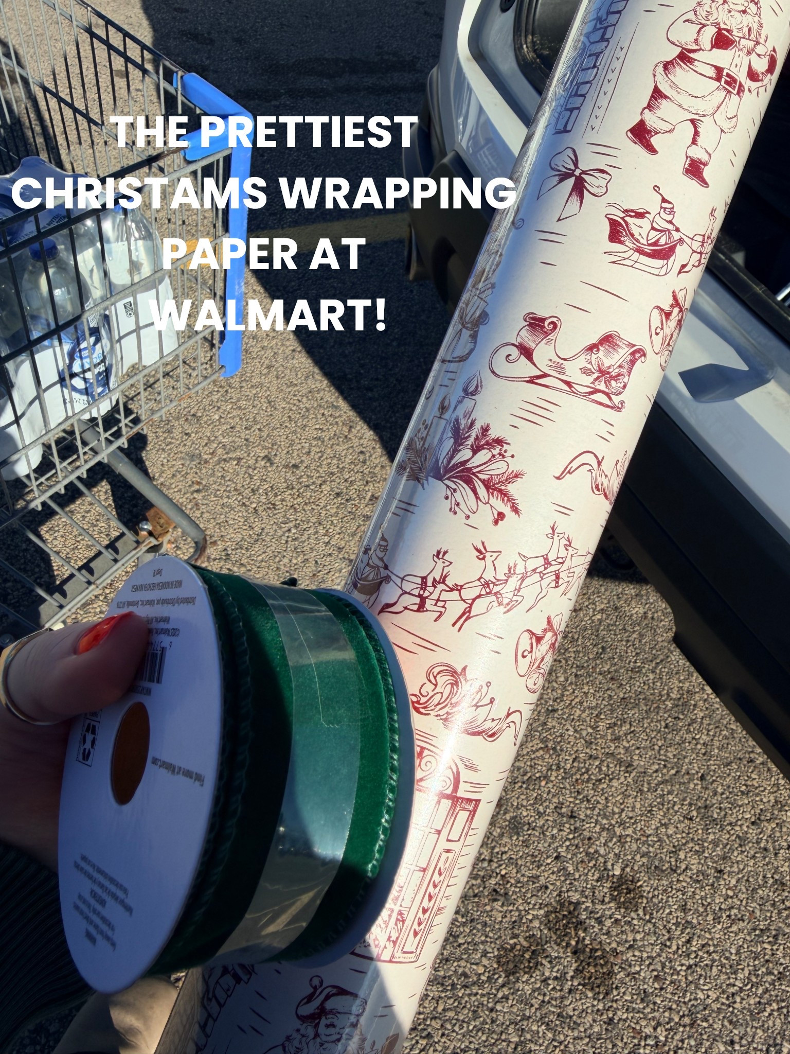 The wrapping paper of my dreams and with a pop of color for the ribbon 🎅🏻♥️

#LTKCyberWeek #LTKHoliday #LTKGiftGuide