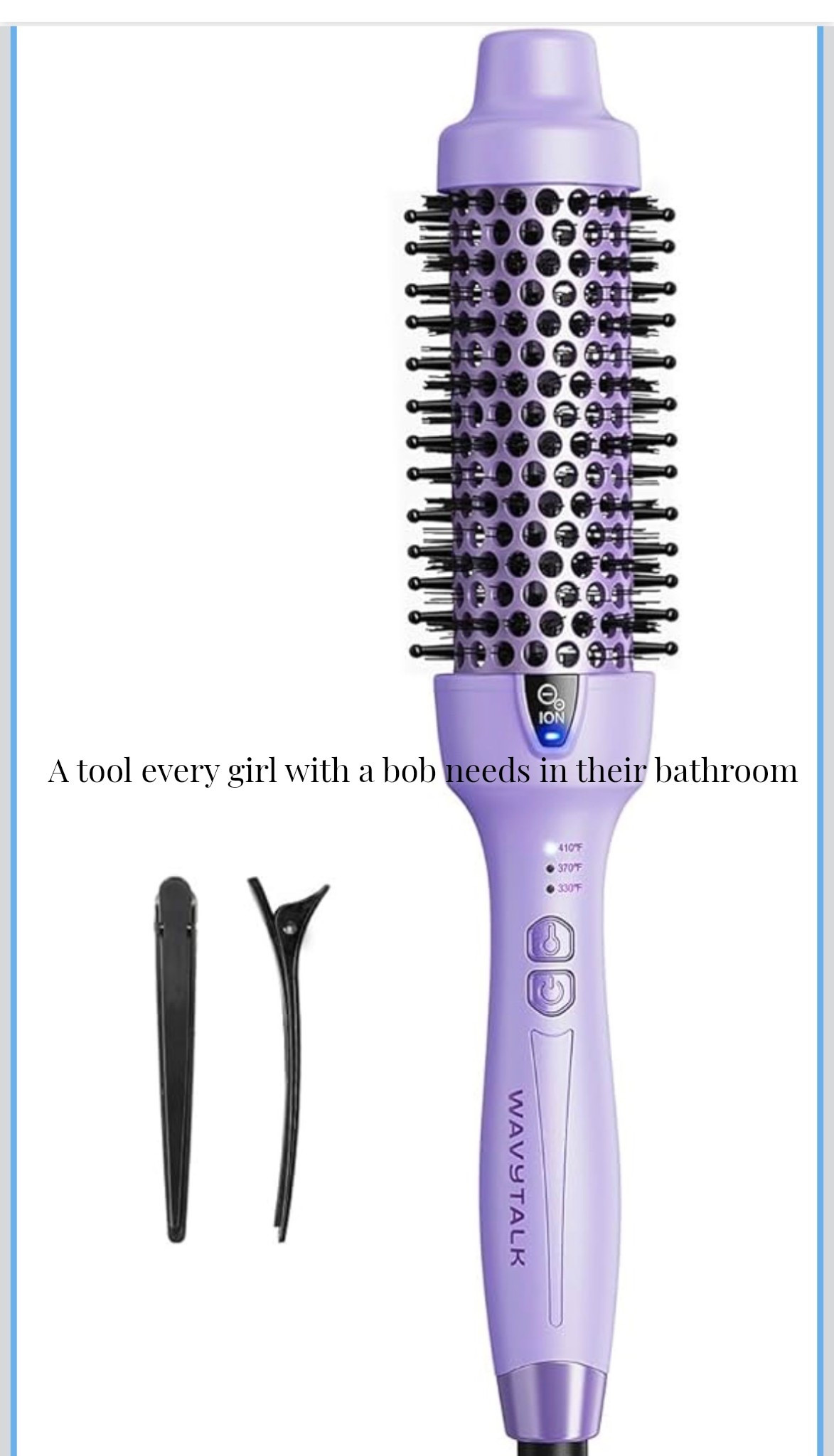 A MUST have incredible tool every girl with a bob needs stat! Bouncy pretty defined layers is exactly what this gives you! It’s a curling iron brush and under $50!!! #hairtool #thermalbrush

#LTKgrwm #LTKselfcare #LTKBeauty