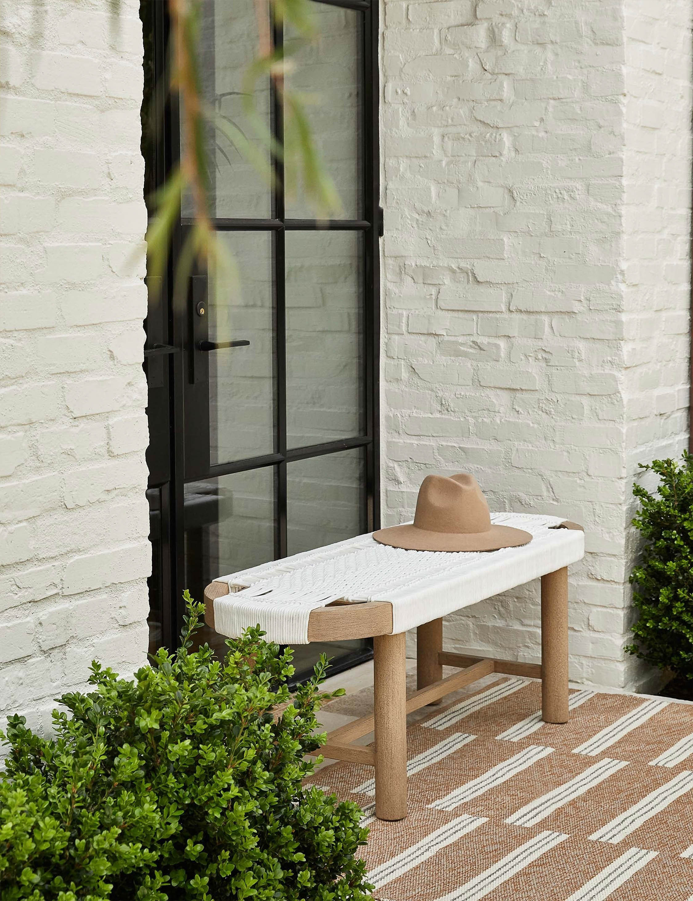 Arina Indoor / Outdoor Bench | Lulu and Georgia 