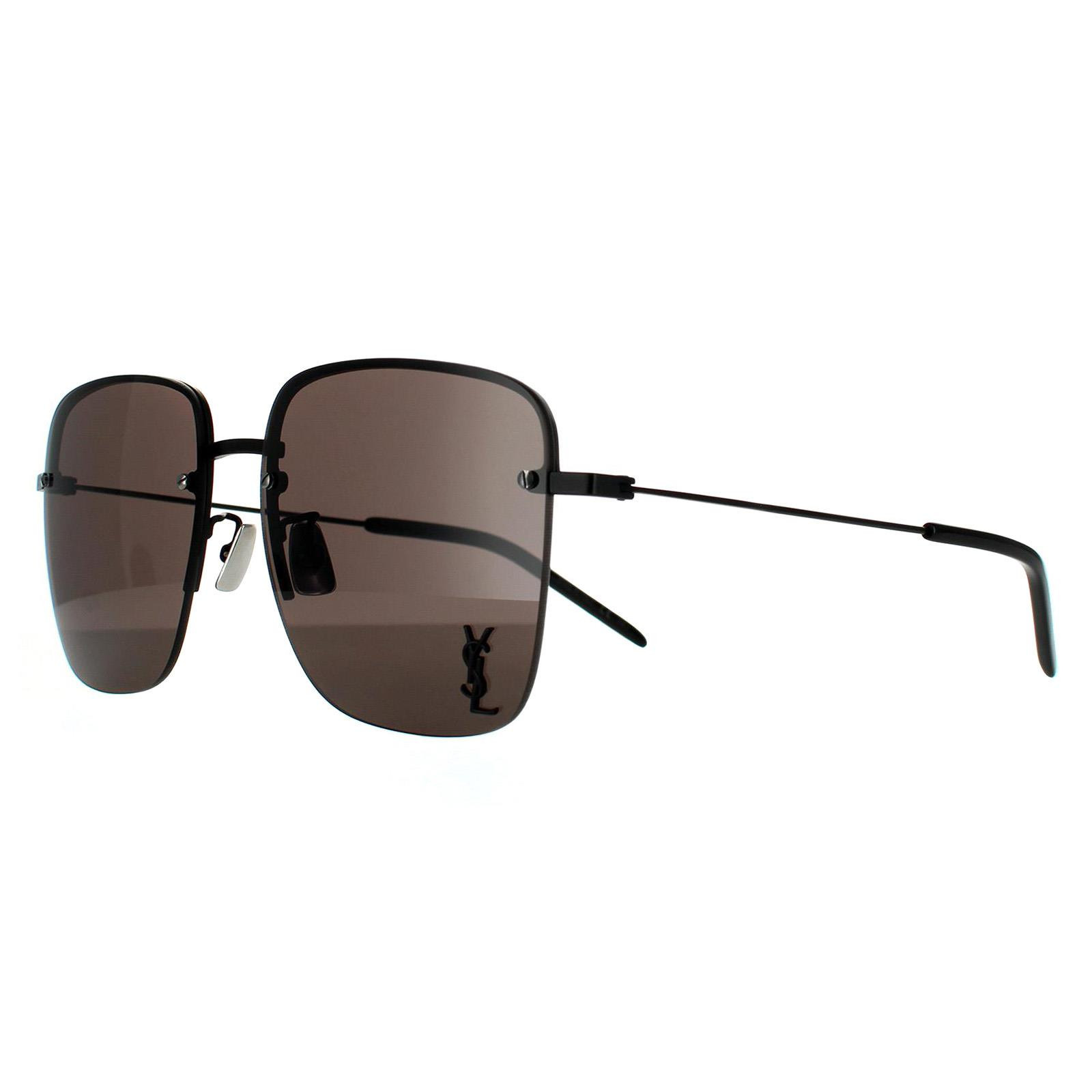 Saint Laurent Saint Laurent Sunglasses SL 312 M 001 Black Grey - Size One Size | BrandAlley