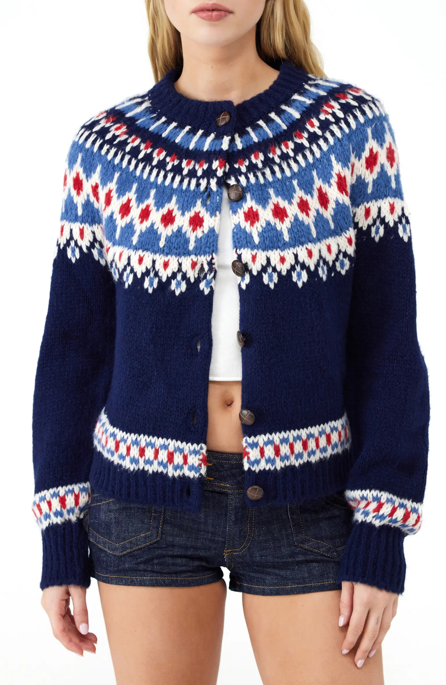Fair Isle Boxy Cardigan | Nordstrom