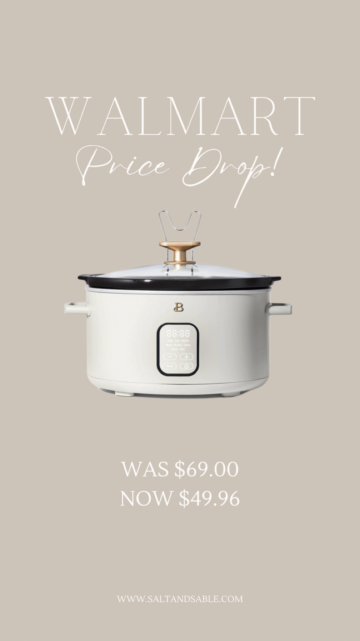 White crockpot from the Drew Barrymore collection at Walmart is now on sale! 



Kitchen finds 
Walmart kitchen finds 
Small appliances 
Walmart appliances 
White appliances 

#LTKfindsunder50 #LTKhome #LTKSale