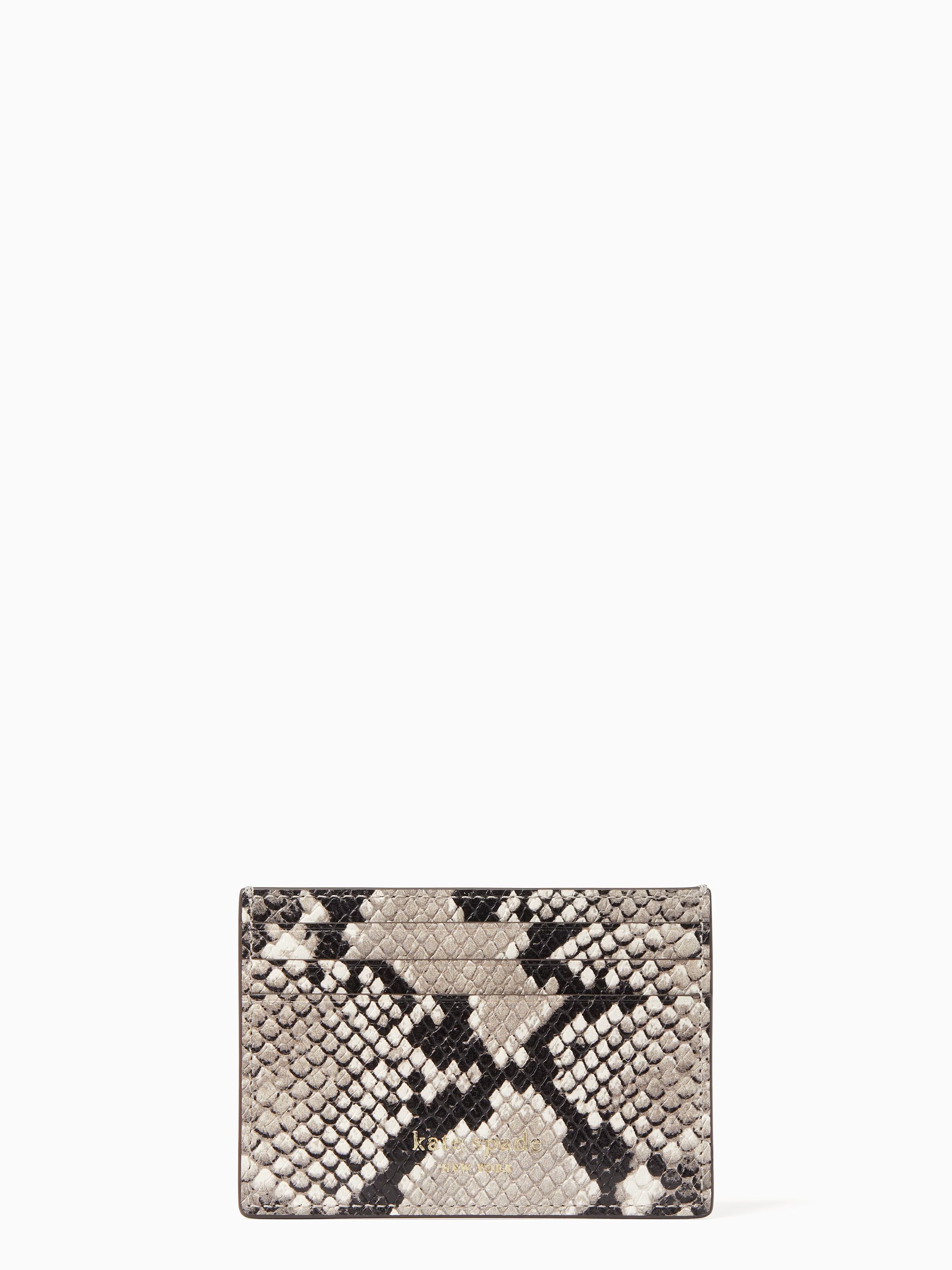 eva exotic small slim card holder | Kate Spade Outlet