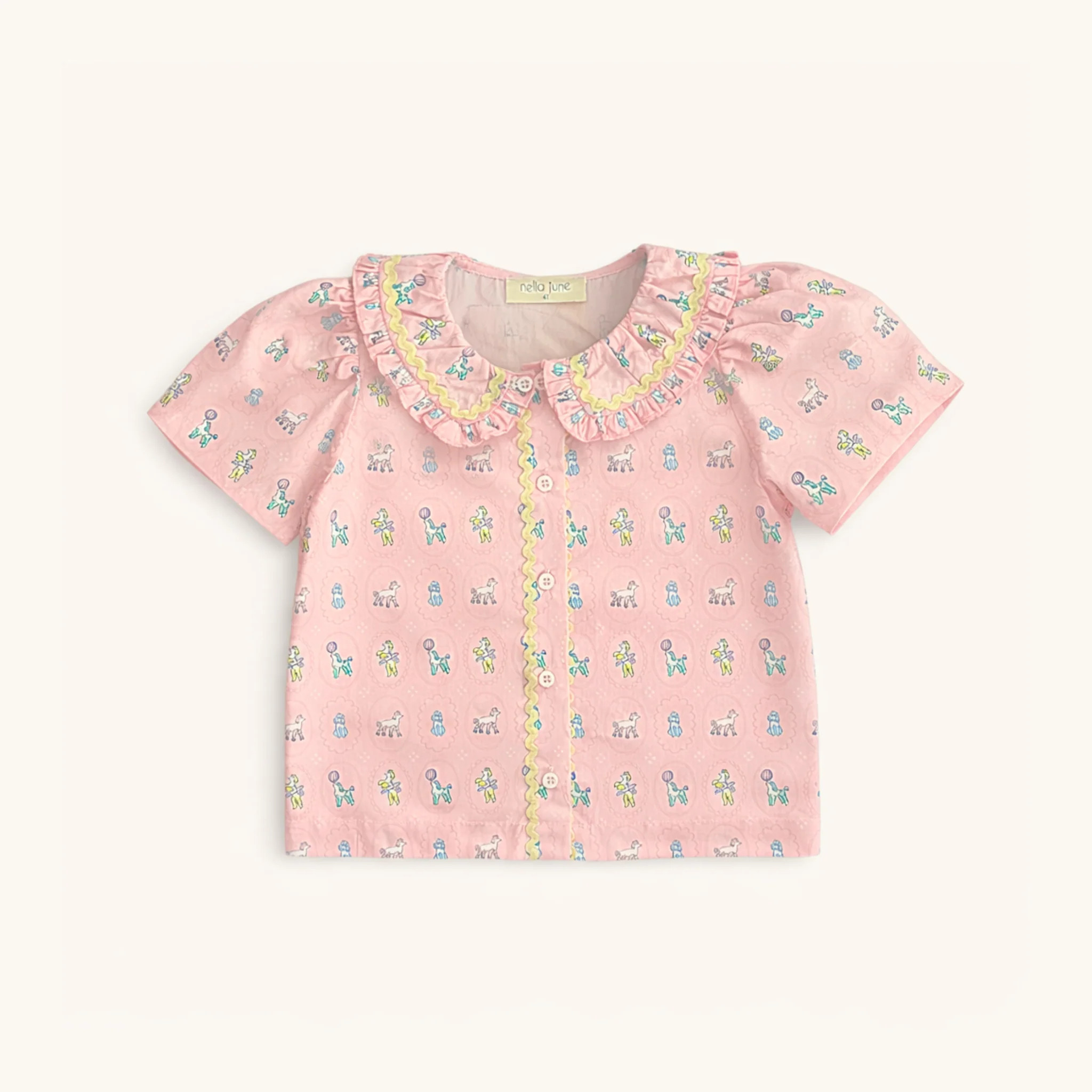 Rick Rack Blouse in Poodle | Nella June