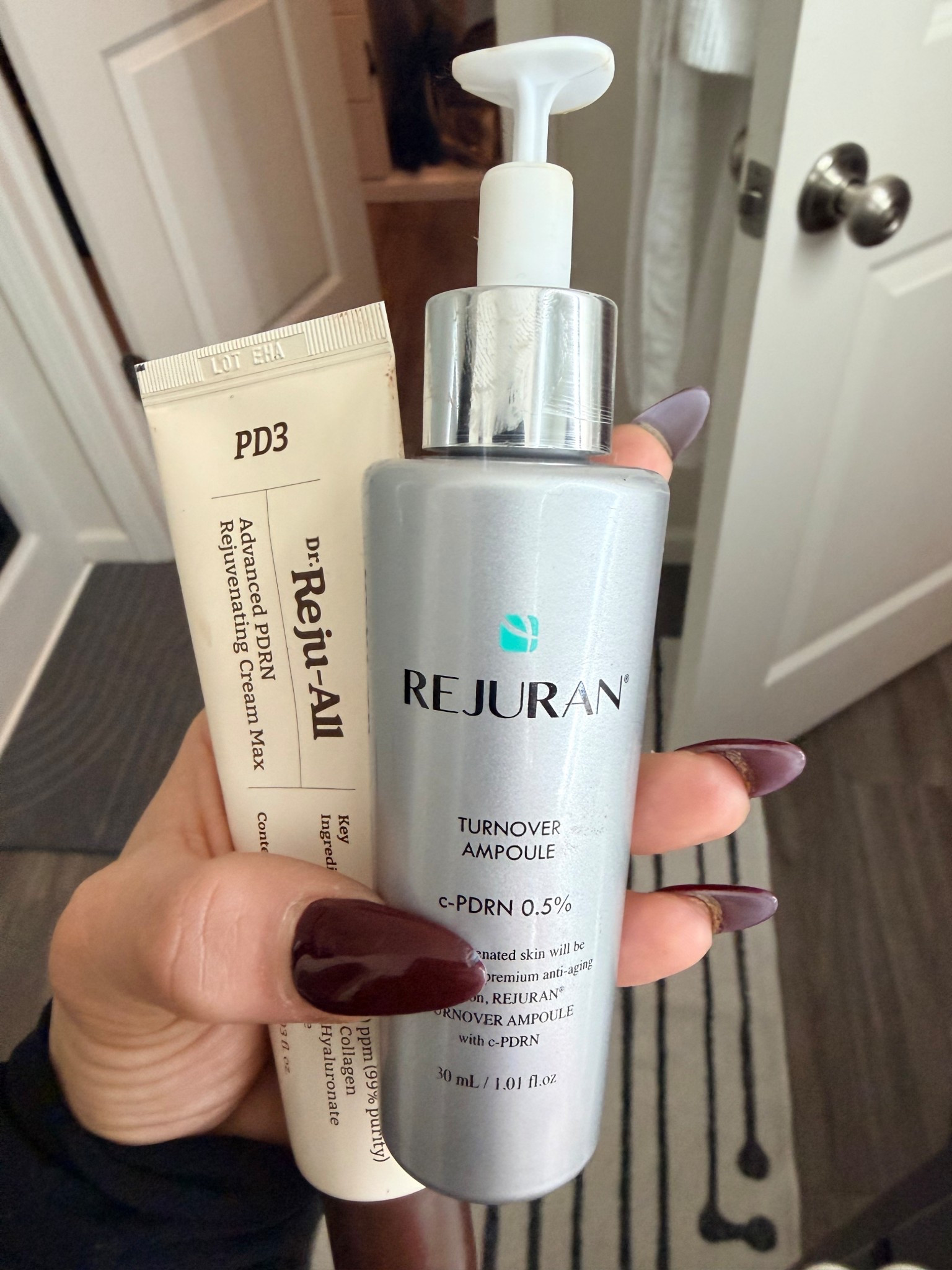 This is the fourth time that these two bottles are almost empty, ordering right now again!!! ￼ You should too — truly truly -look your youngest! 

#LTKBeauty #LTKmorningroutine #LTKmomlife