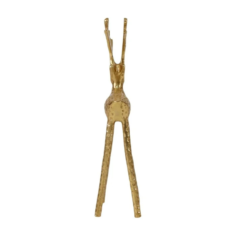 Reindeer Christmas Tabletop Decoration, Gold, 13", by Holiday Time - Walmart.com | Walmart (US)