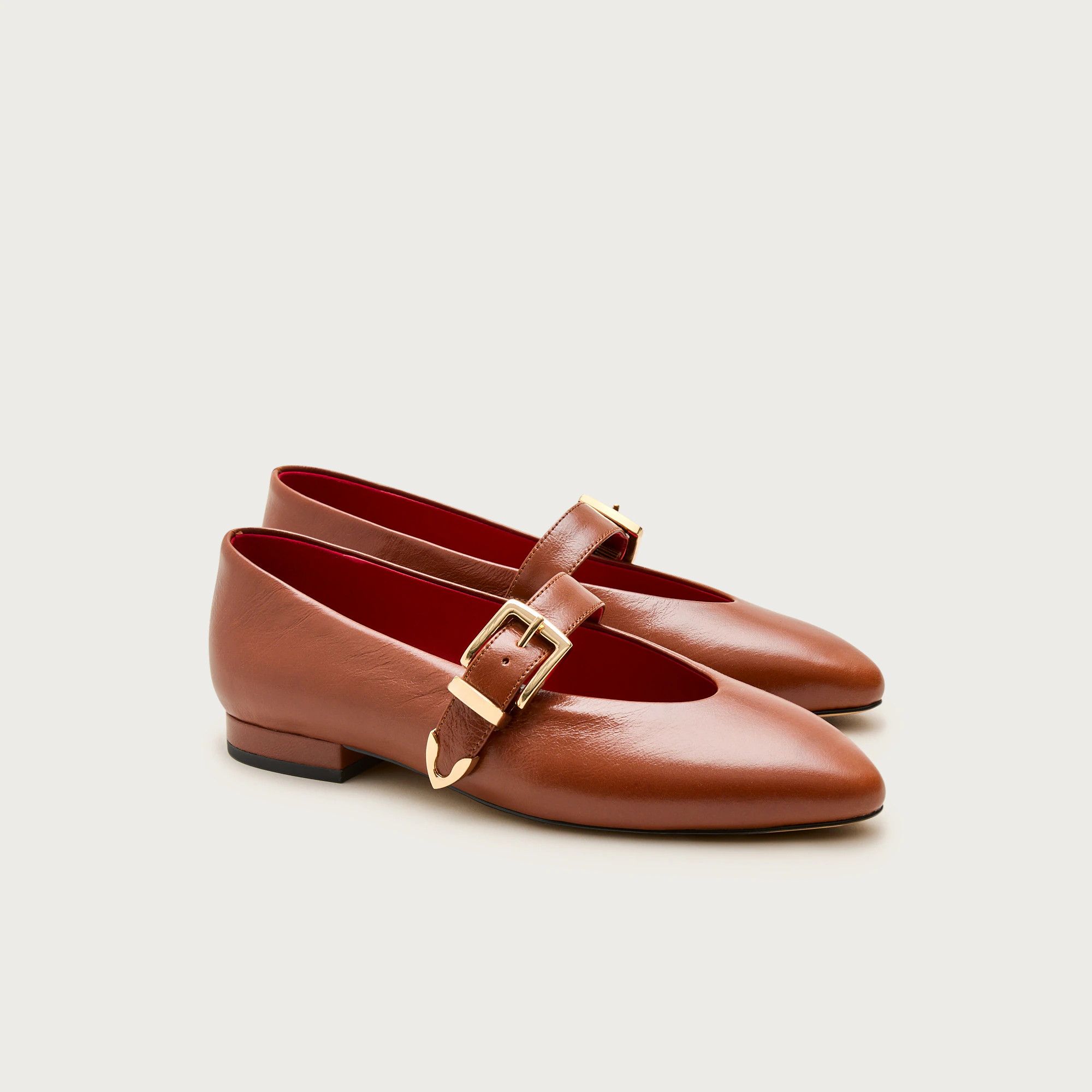 Bea Mary Jane ballet flats in leather | J. Crew US