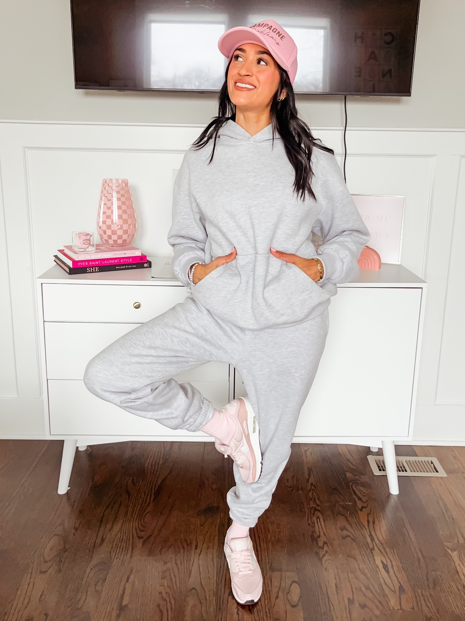 Amazon lounge set 17 colors
Airmax
Hoodie and jogger set grey
Wearing xs

#LTKFindsUnder50 #LTKSaleAlert #LTKPetite