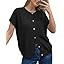 Arach&Cloz Women's Wool Blend Oversized Lightweight Cardigan Short Sleeve Summer Casual Sweaters ... | Amazon (US)