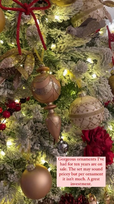 Beautiful holiday ornament set, Christmas ornaments, frontate ornaments, crystal bow ornaments 

#LTKHoliday #LTKCyberWeek #LTKSeasonal