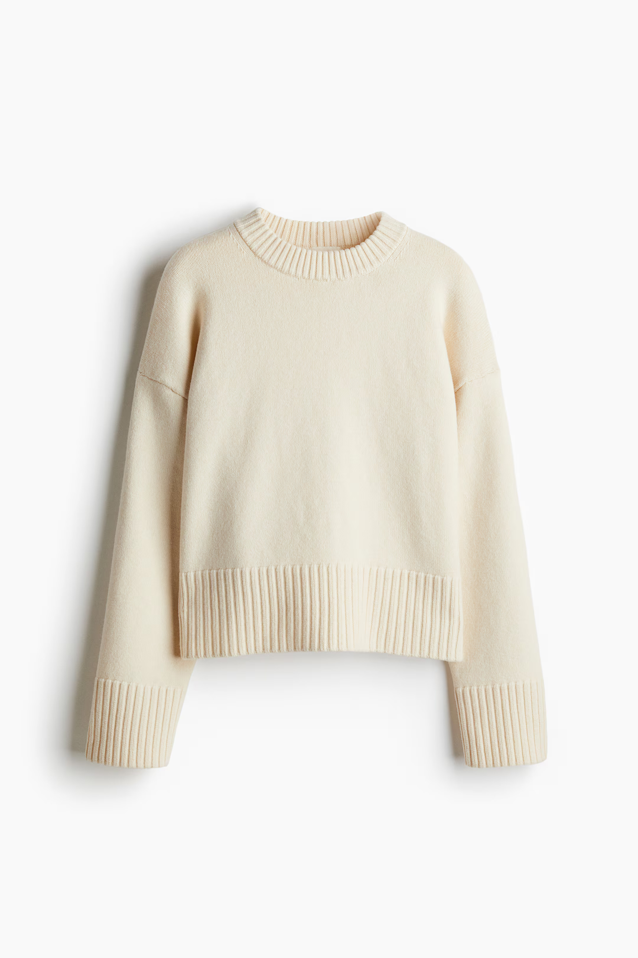 Fine-Knit Sweater - Cream - Ladies | H&M US | H&M (US + CA)