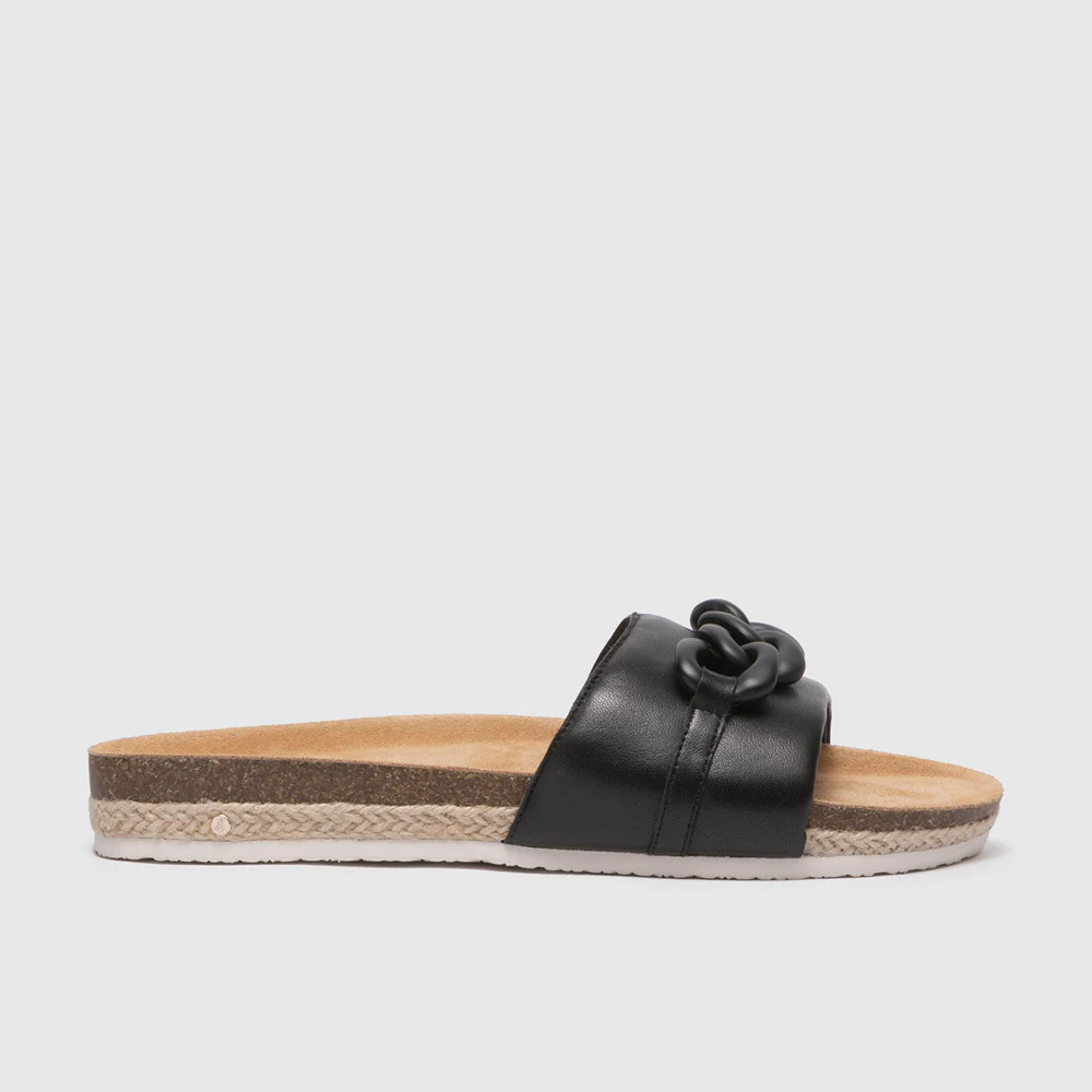 Quinn Black Women's Slides | FRANKIE4 | FRANKIE4