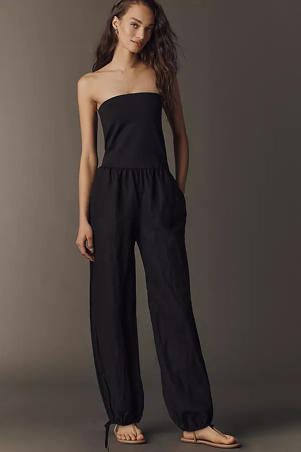Maeve Strapless Twofer Jumpsuit | Anthropologie (US)