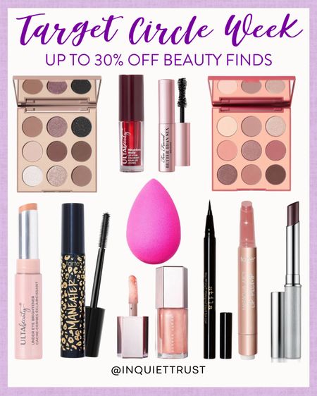 Check out these makeup must-haves that are on sale for up to 30% off during Target Circle Week!
#beautydeals #makeupfavorite #affordablefinds #giftsforher

#LTKxTarget #LTKGiftGuide #LTKbeauty