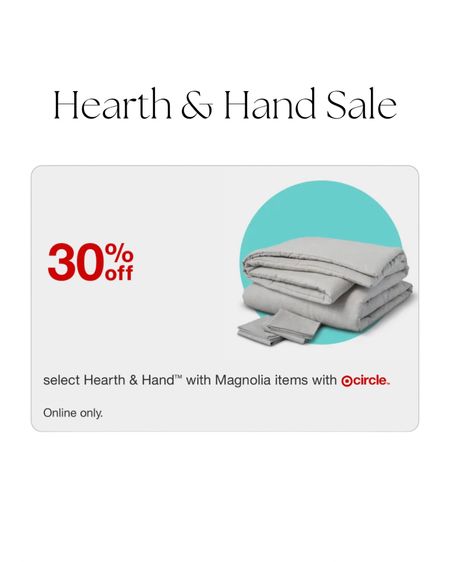 Hearth and Hand is doing 30% off on select styles with Target circle. They have beautiful rugs to choose from and so many other things that you can add to your home❤️ 

Target circle sale, Magnolia, Hearth and Hand, outdoor/indoor rugs, cabinet knobs, cuffed drawer pulls, vertical wall rack, storage bin, metal shelf