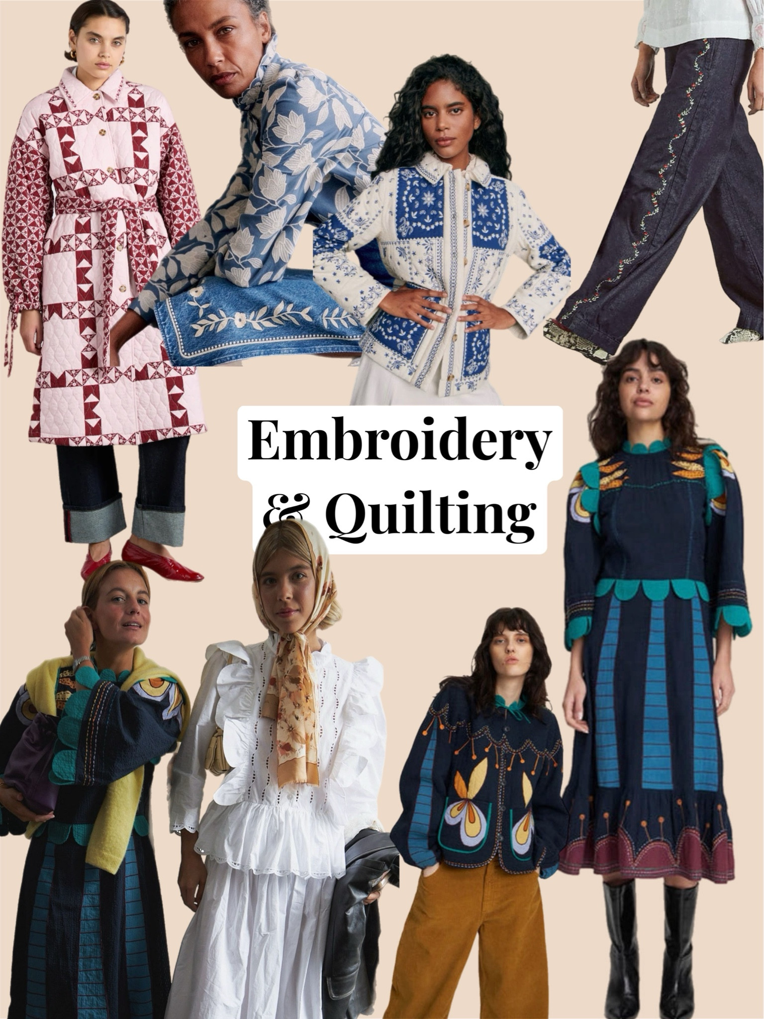 AW24 TRENDS Wishlist EDIT

EMBROIDERY  quilting 


#LTKuk #LTKautumn #LTKeurope