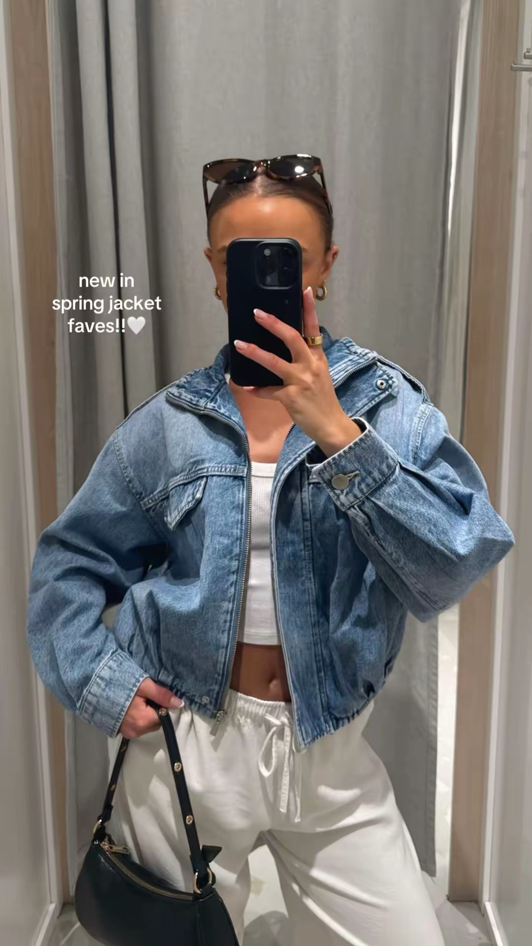 new in spring jacket faves✨

Pinterest style outfit inspo ideas bomber jacket zip up work spring summer TikTok casual easy basic neutral ootd wishlist faves petite zip up mid blue denim bomber oversized zip up 

#LTKpetite #LTKspring #LTKuk