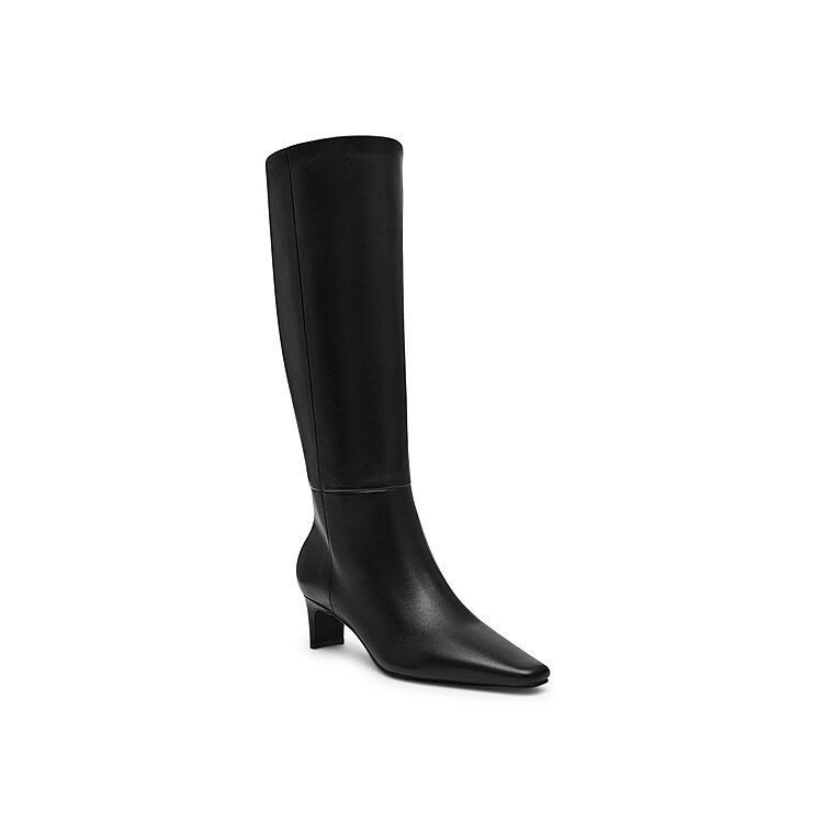 Steve Madden Dagne Boot | Women's | Black Leather | Size 6 | Boots | DSW