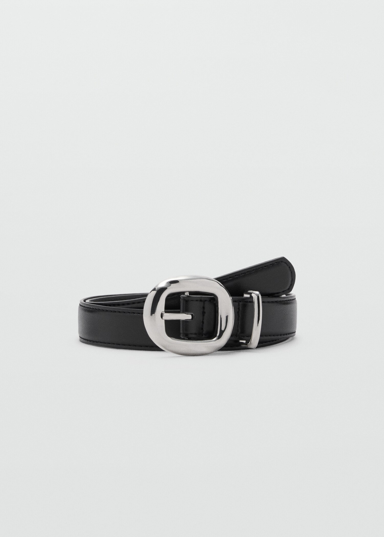 Rounded buckle belt - Women | MANGO United Kingdom | MANGO (UK)