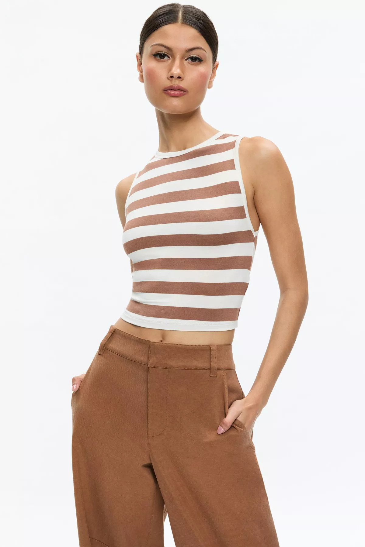 Andre Fitted Cropped Tank | The Mile