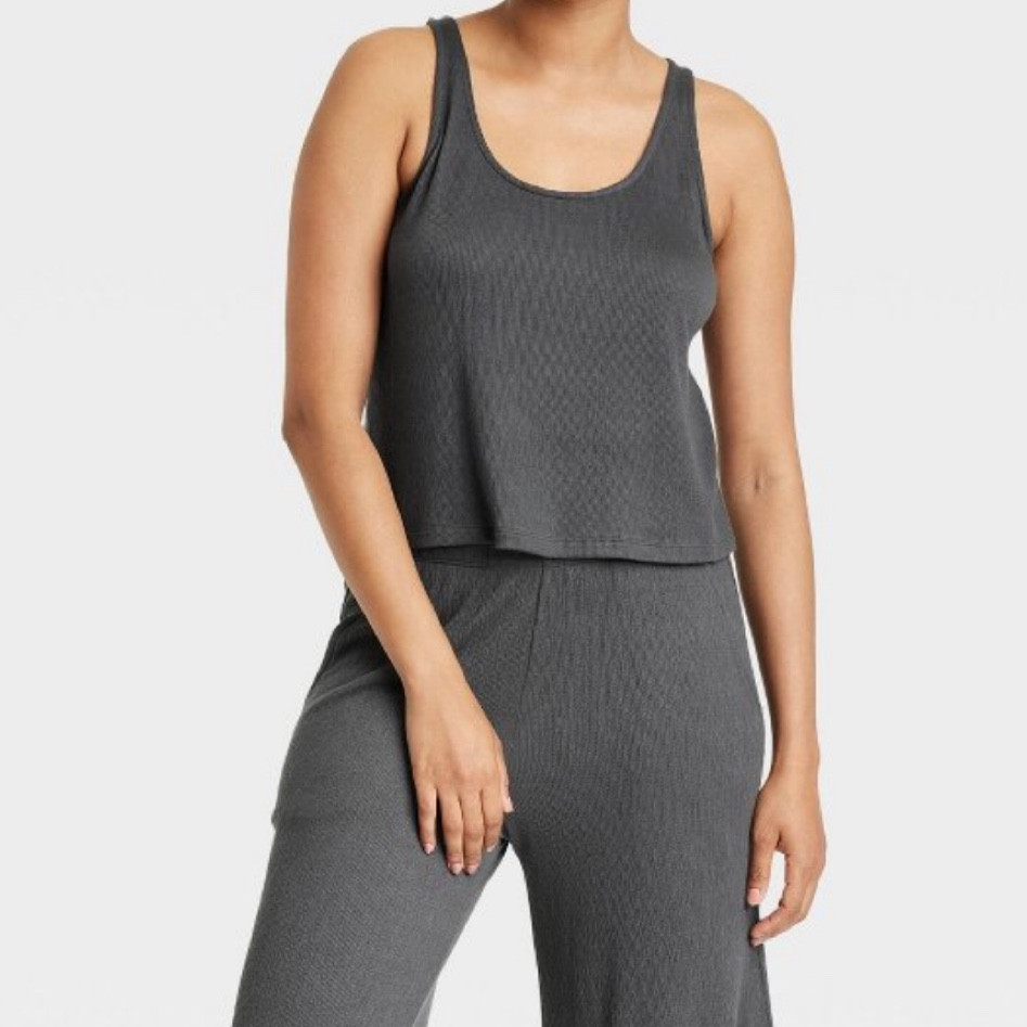 Women's Crinkled Lounge Wear Tank