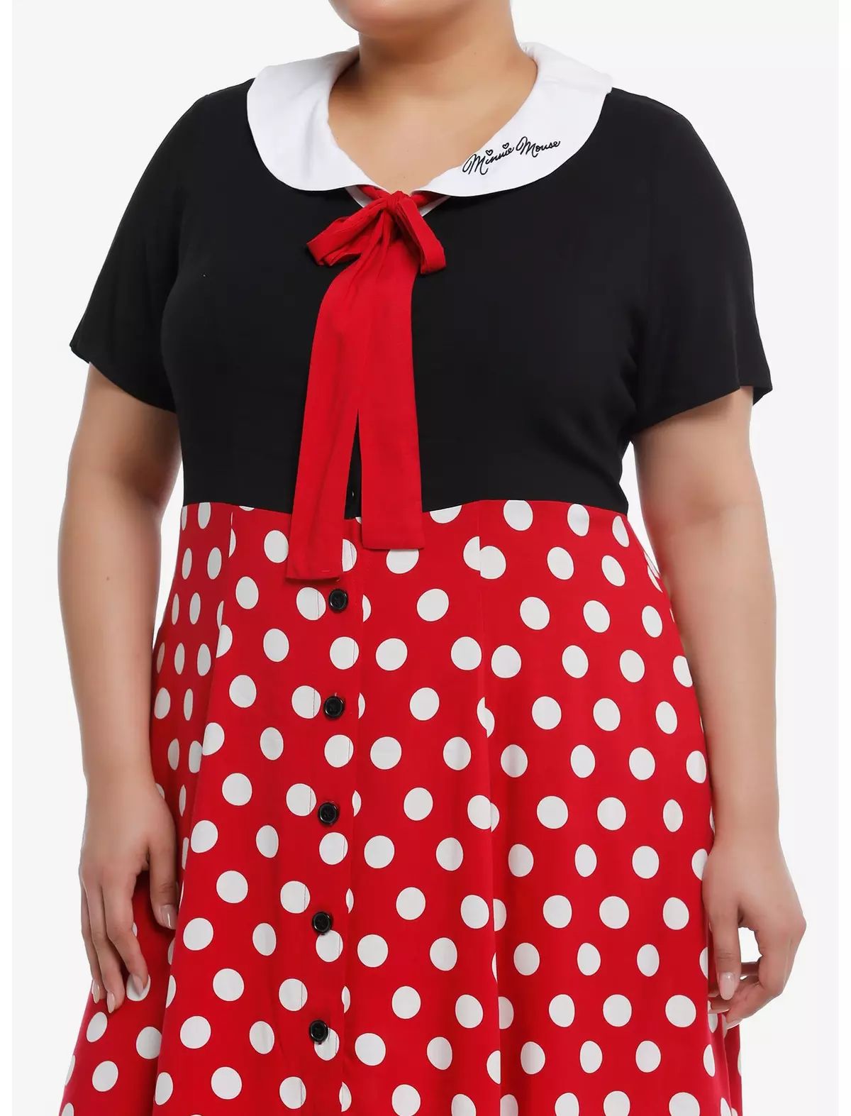 Disney Minnie Mouse Polka Dot Retro Dress Plus Size | Hot Topic