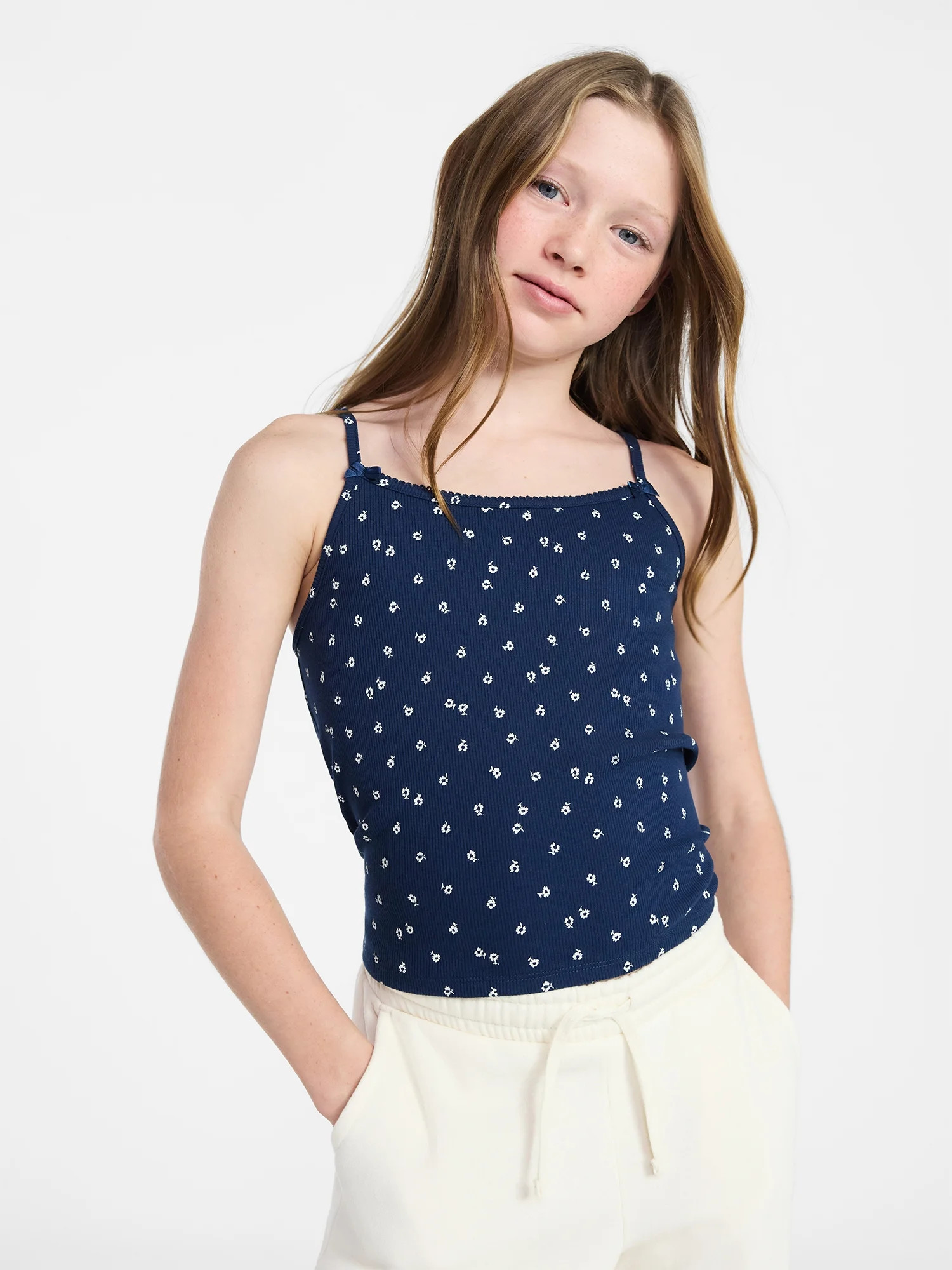Weekend Academy Girls Knit Cami, Sizes 4-18 | Walmart (US)