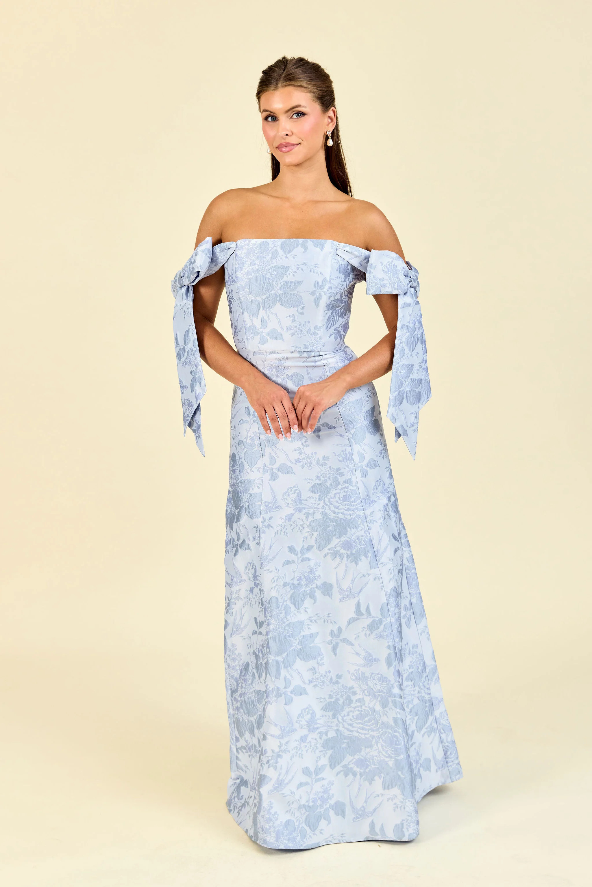 Julie Off the Shoulder Bridesmaid Dress | 40+ Colors | LulaKate