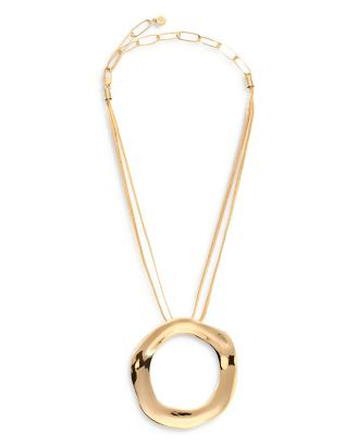 Open Circle Statement Pendant Necklace, 11"-16" | Bloomingdale's (US)