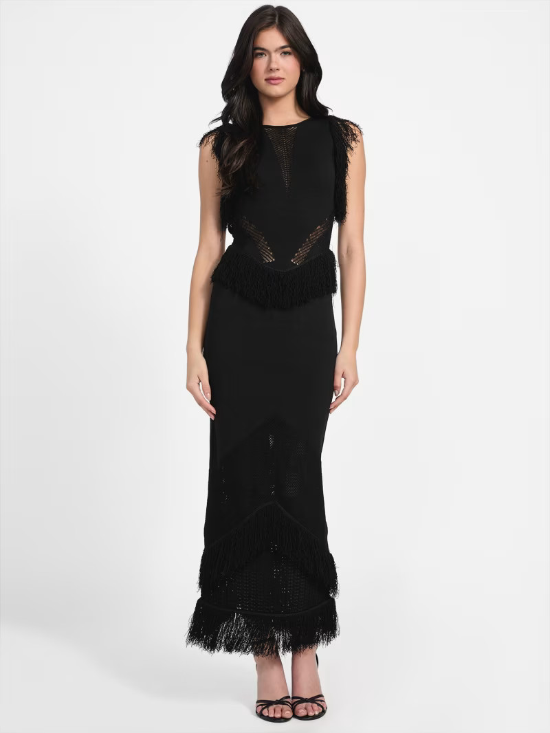 Eco Luisa Fringe Maxi Dress
                                    




    
        
            Ne... | Guess (US)