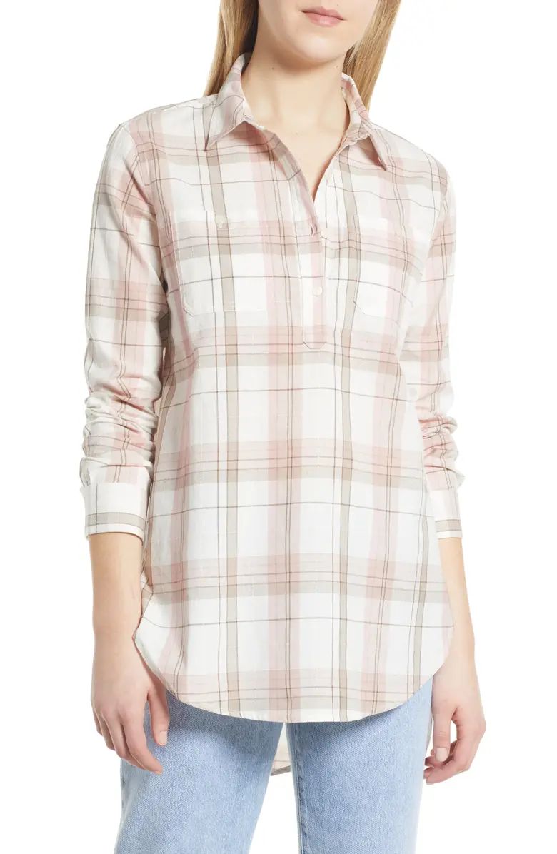 Plaid Long Sleeve Cotton Shirt | Nordstrom
