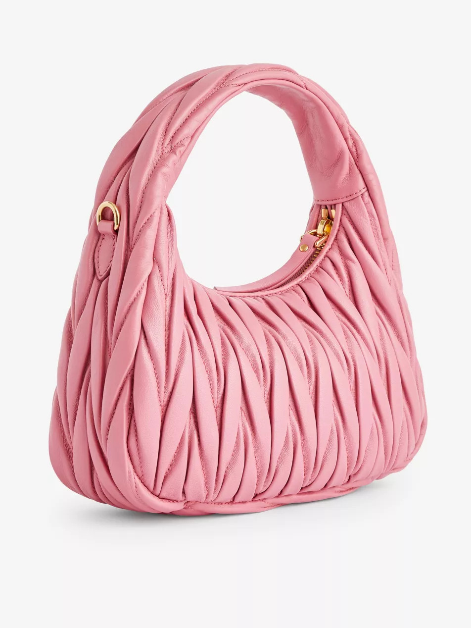 Wander matelassé leather top-handle bag | Selfridges