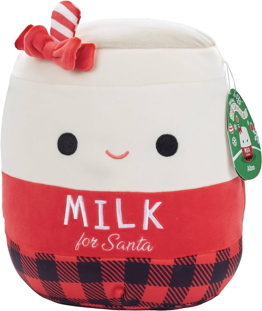 Squishmallows 10" Alten The Milk for Santa - Official Kellytoy Christmas Plush - Collectible Soft... | Amazon (US)