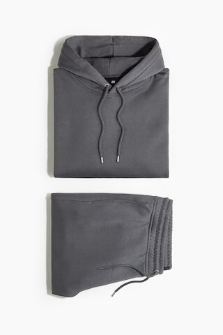 H & M - 2-piece Loose Fit Hoodie and Joggers Set - Gray | H&M (US + CA)