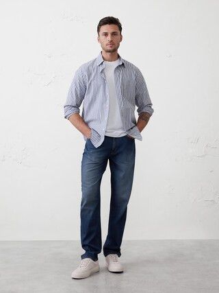 Straight Slim Summerweight Jean | Banana Republic Factory