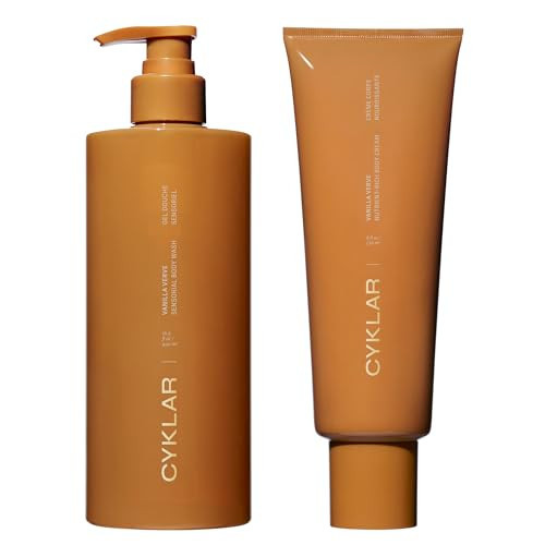 CYKLAR - Nutrient Rich Body Cream + Sensorial Body Wash - Bundle - Vanilla Verve Fragrance | Amazon (US)