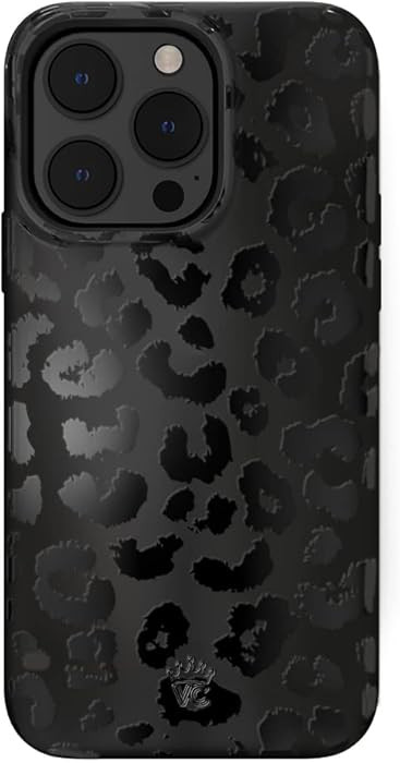 VELVET CAVIAR Black Leopard Cheetah Print Phone Case for iPhone 14 Pro - Compatible with MagSafe ... | Amazon (US)