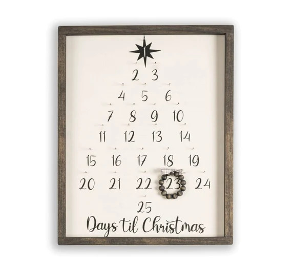Countdown To Christmas | Advent Calendar | Countdown Calendar | Christmas Calendar | Holiday Coun... | Etsy (US)