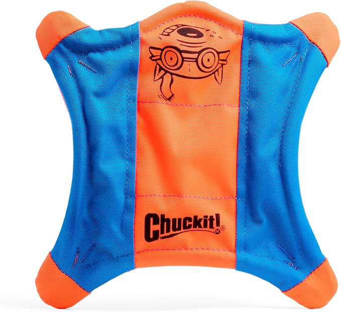 Chuckit! Flying Squirrel Fetch Dog Toy - Water Floating Flyer - Soft and Durable Polyester Canvas... | Amazon (US)