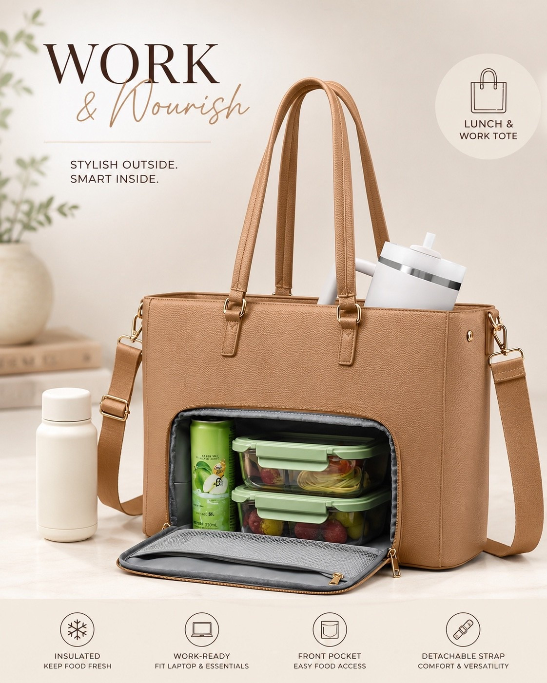 For every Teacher, mother and business woman in your life!! This bag speaks for itself! Holds my entire laptop, kids lunch, 40oz water cup, and everything else we carry!

#LTKmomlife #LTKWorkwear #LTKHome