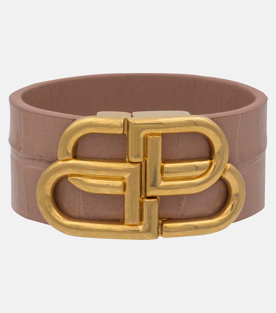 BB croc-effect leather bracelet | Mytheresa (US/CA)