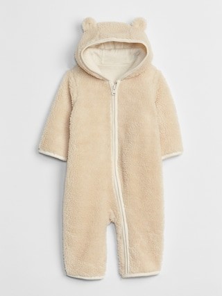 Sherpa Hoodie One-Piece | Gap US